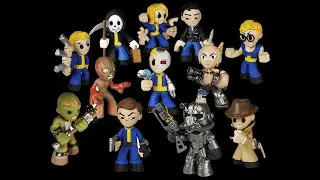 Fallout Funko Mystery minis unpacking