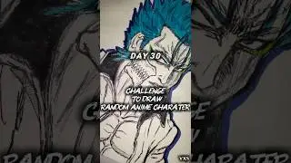 Day 30 : challenge to draw random anime charater 