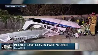 Two critically injured after plane crash in Camarillo