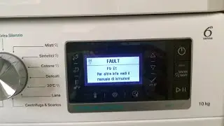 Lavatrice Whirlpool Errore Fault F9 E1 semplice soluzione