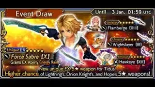 Tidus EX Pulls - Dissidia Final Fantasy : Opera Omnia