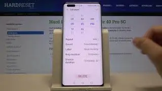 How to Add Alarm Clock on HUAWEI Mate 40 Pro &ndash; Customize Alarm Clocks