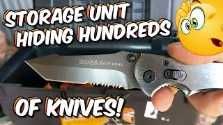 Abandoned Storage Unit Was Filled with HUNDREDS of Knives!