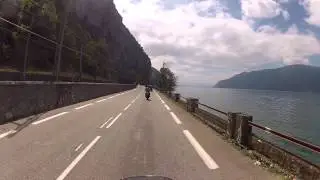 Balade moto Lac du Bourget