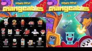New McDonald's Changeables Happy Meal Toys coming Coming January 27
