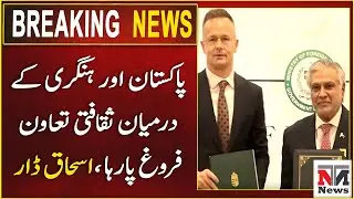 Joint news conference between Minister Ishaq Dar and Hungarian Foreign Minister| NTN News