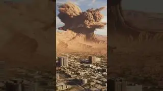 Desert Sandstorm Engulfs City &ndash; The Earth Swallows Civilization! #Sandstorm #DesertDisaster #Storm