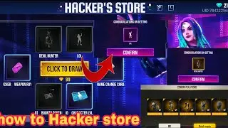 Hacker Store Full Details in FREE FIRE || How to Spin in hacker store Freefire