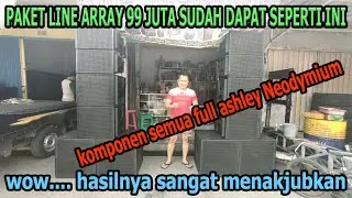 PAKET LINE ARRAY NGAK NYAMPE 100 JUTA | keren abis deh suaranya.....