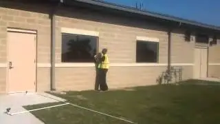 Fort Sam Houston window cleaning project.