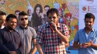 singer Amrinder Gill, maninder kailey and Ninja @ Lovely Professional University