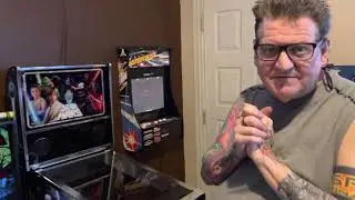 Arcade1up Star Wars pinball machine unboxing and gameplay