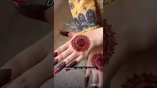 Aesthetic Mehendi Designs 🌷✨| Easy Backhand Mehndi | #henna #mehndi #wedding #shorts