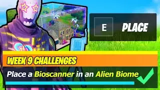Place a BIOSCANNER in an Alien Biome EASY GUIDE & Locations (Fortnite)