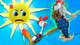 Sunny Friends! Rooster's Cheerful Crew | D Billions Kids Songs