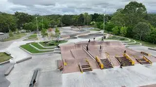 4K Fly Through @  Pizzey Skatepark in Goldcoast , Australia