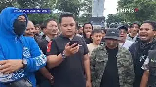 Aksi Massa Buntut Kasus Nenek Elina Diusir Paksa Oknum Ormas di Surabaya