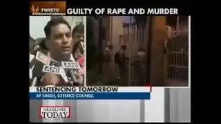 December 16 Delhi gangrape: All 4 accused held guilty, sentencing tomorrow