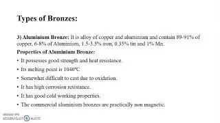 Copper Alloys [Copper-tin alloys (Bronze)]