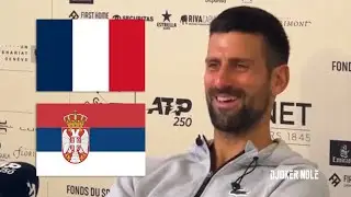 Novak Djokovic Speaks French & Serbian - Geneva 2025