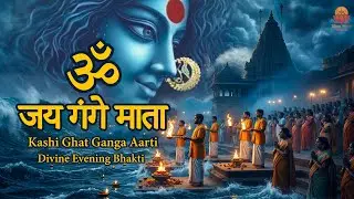 ॐ जय गंगे माता 🌊 | Kashi Ghat Ganga Aarti | Divine Evening Bhakti