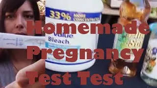 Homemade Pregnancy Test Test - Bleach, Vinegar, Toothpaste, PineSol and a Bonus Test!