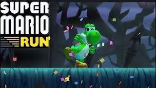 Super Mario Run Part 4 - Yoshi! World 5 Pink Coins!