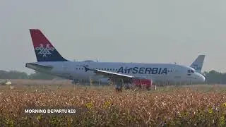 MORNING DEPARTURES #summer #belgradeairport #aviation #planespotting #taxiing #takeoff #