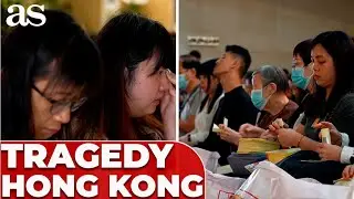 HONG KONG remembers VICTIMS of its WORST FIRE in decades in an EMOTIONAL MEMORIAL