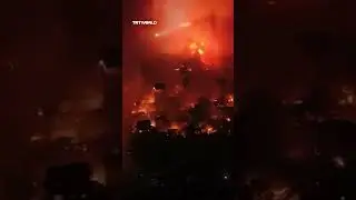 Three injured as large fire erupts in Philippine capital Manila