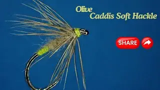 Quick & Easy Olive Caddis Soft Hackle Fly Tying Tutorial