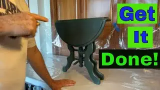 Drop Leaf Table Refinish Get It Done Challenge