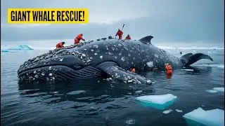 Giant Arctic Whale Rescued from Heavy Barnacle Infestation | Incredible Wildlife Rescue!