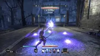 ESO short 1vs1 Sorcerer vs Dragon Knight
