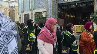عزاداری | دوران کربلا اطراف زیارات | 13رجب عراق گروپ 25#kak #alkhair #13rajab #karbala