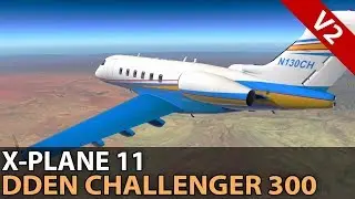 #THUNDERWINGS, DDen Challenger 300 v2, PilotEdge ✈️ 2018-02-11