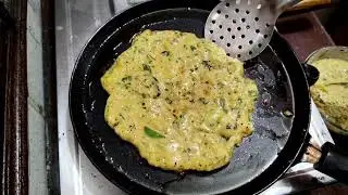 Vegetarian besan bread ka chilla#fehmidadeliciusfood 