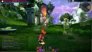 Tera Online: Lvl 5 Castanic Sorcerer Gameplay, 1080p