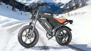 DEEPOWER S8 Electric Bike 3500W Dual Motor 48V 60Ah Dual Battery 20 Inch Off-Road Electric Bike
