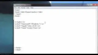HTML Named Anchor Tags - for Internal Linking