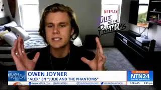 Charlie Gillespie,Owen Patrick Joyner & Jeremy Shada (JULIE AND THE PHANTOMS)-NTN24 CON ALFONSO DIAZ