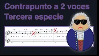 Contrapunto a 2 voces - Tercera Especie