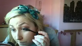 Winter, sparkly gold rose eye- make up tutorial (part 2/2)