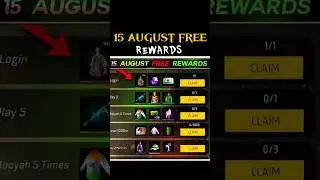 FREE SPECIAL REWARDS ON 15 AUGUST😱🔥#trending #freefire #shorts
