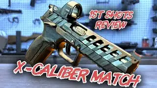 Тестирование высококлассного спортивного пистолета | Обзор полигона X-Caliber Match MK23