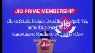 Good News Jio Extends Prime Membership  Till April 15