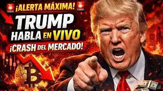 🚨 TRUMP PUEDE CRASHAR BITCOIN HOY (EN VIVO)