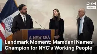 FULL ANNOUNCEMENT: Mayor-Elect Mamdani's Bold Choice for Worker Protection | Landmark Moment | AC1F