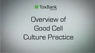 TOXBANK Tutorials: Overview of Good Cell Culture Practice