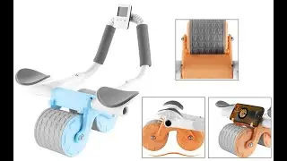 Tixahi Ab Roller Wheel，with Timer Automatic Rebound Abdominal Wheel，Elbow